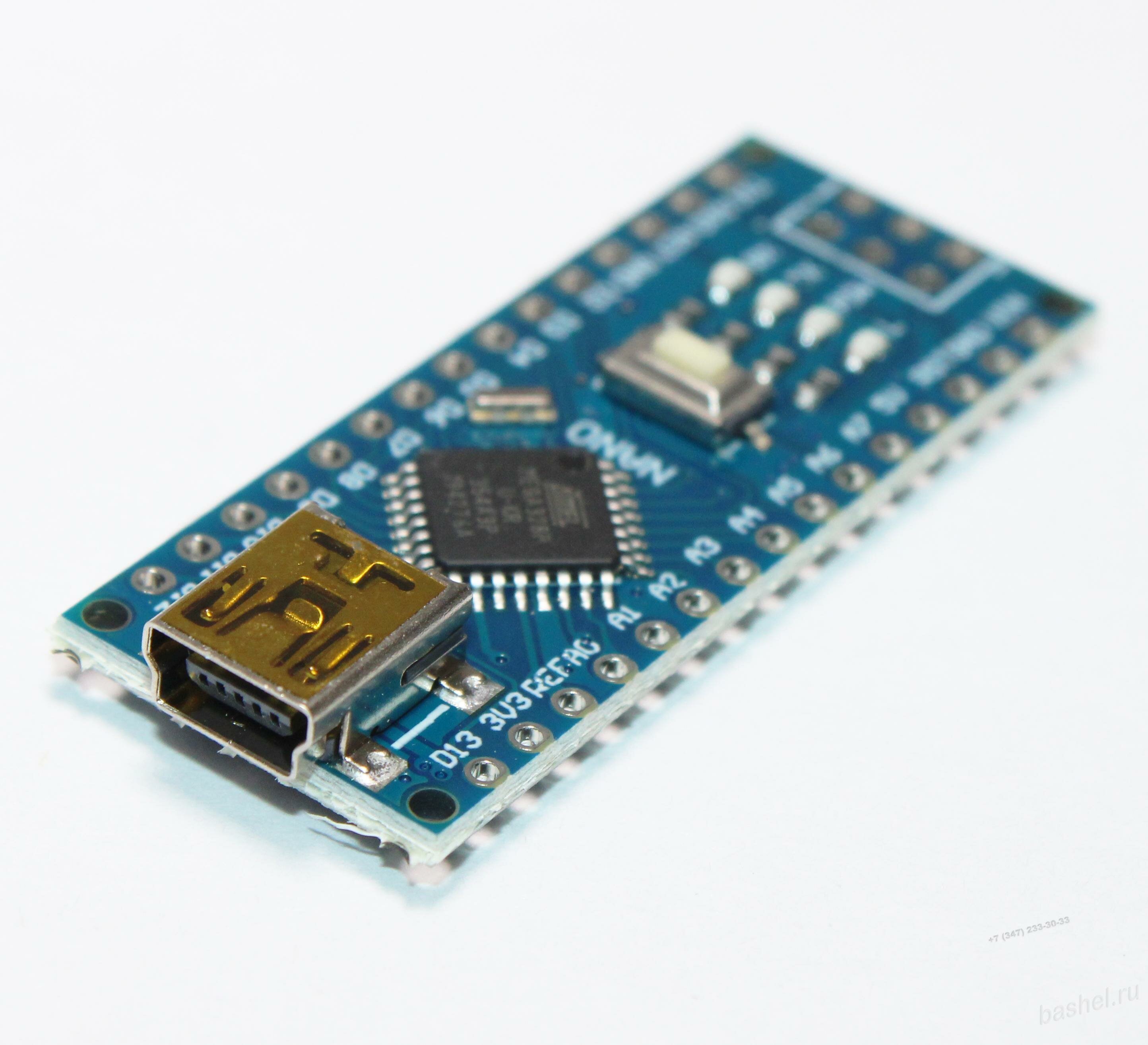 Arduino Nano V3.0 CH340 (not original), MiniUSB, Программируемый контроллер, WZE