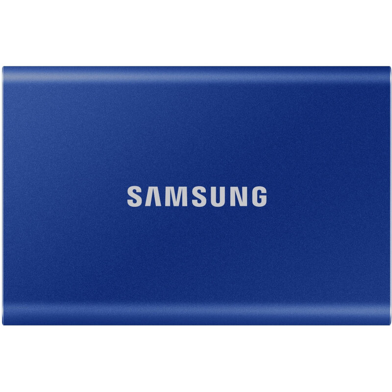 Портативный SSD Samsung T7, 2Tb, Indigo Blue (MU-PC2T0H/WW)