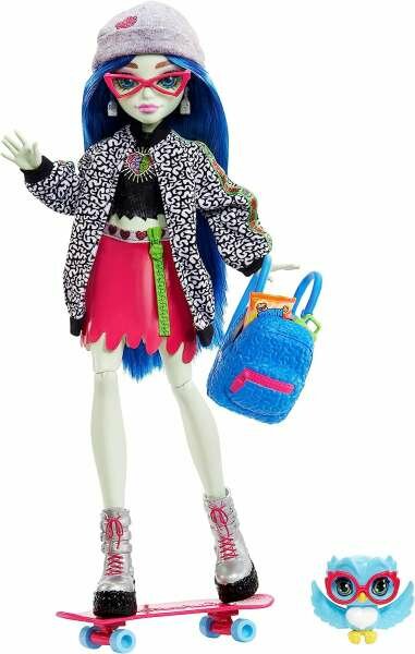 Кукла Монстр Хай Гулия Йелпс с питомцем Monster High Ghoulia Yelps HHK58