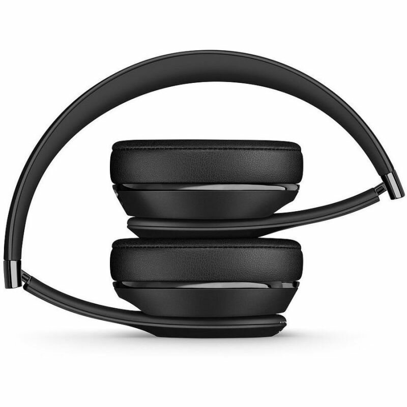 Наушники с микрофоном BEATS Solo3, Bluetooth, накладные, черный [mx432ee/a] - фото №2