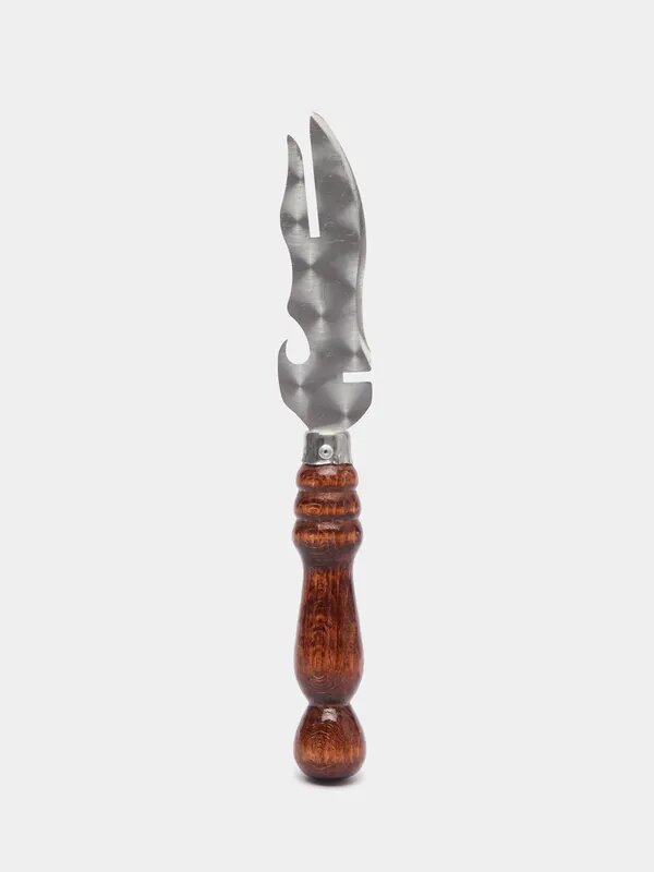 Нож для снятия шашлыка с шампура, Вилка для снятия мяса - фотография № 2