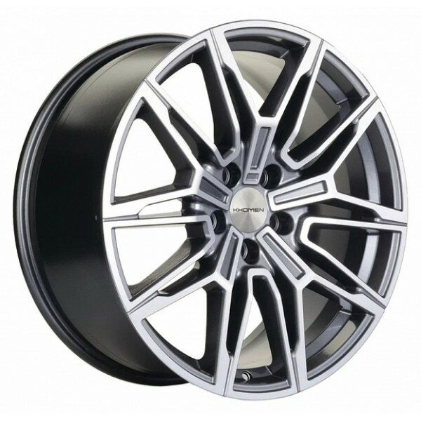 Колесный диск Khomen Wheels KHW1904 8,5x19 5*112 ET38 66,6 Gray-FP