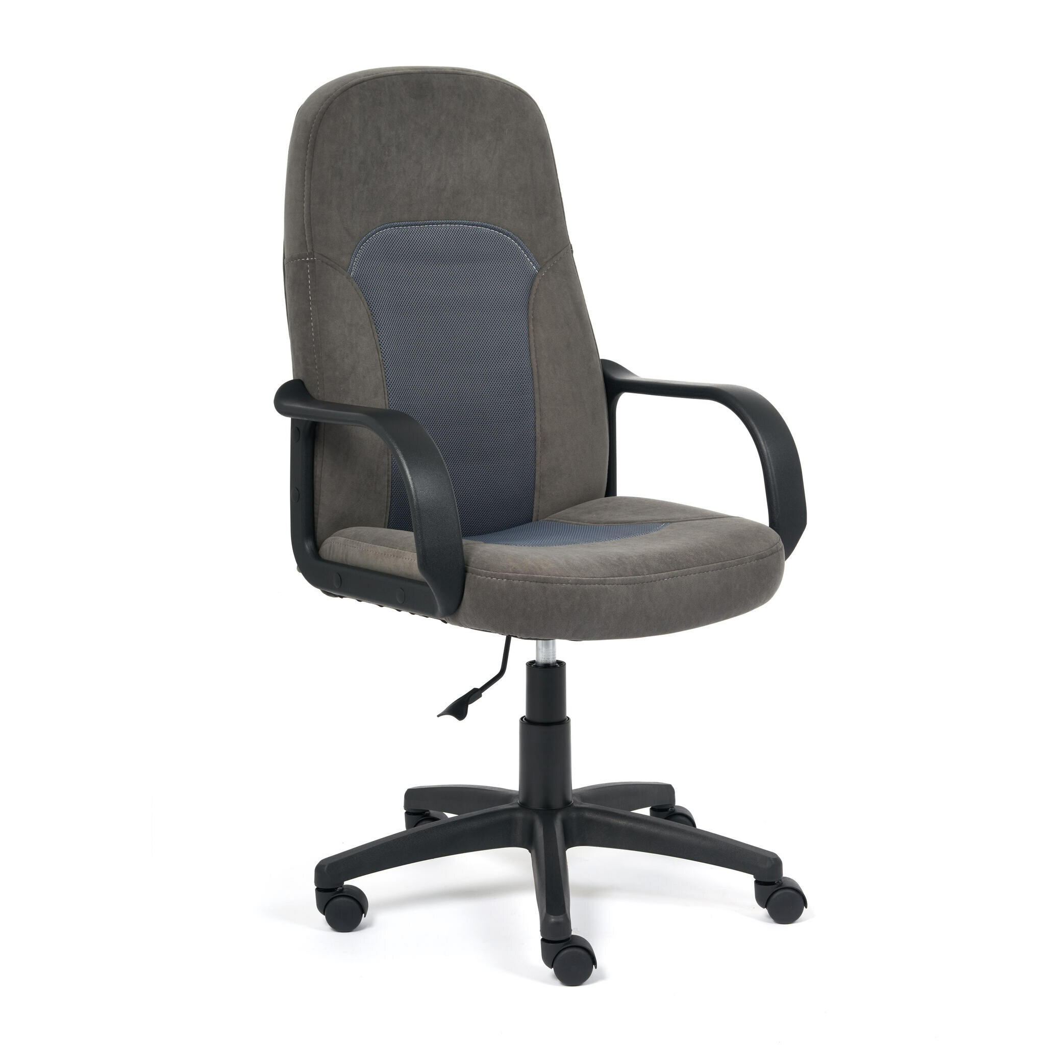 Кресло офисное TETCHAIR PARMA флок/ткань серый 29/TW-12