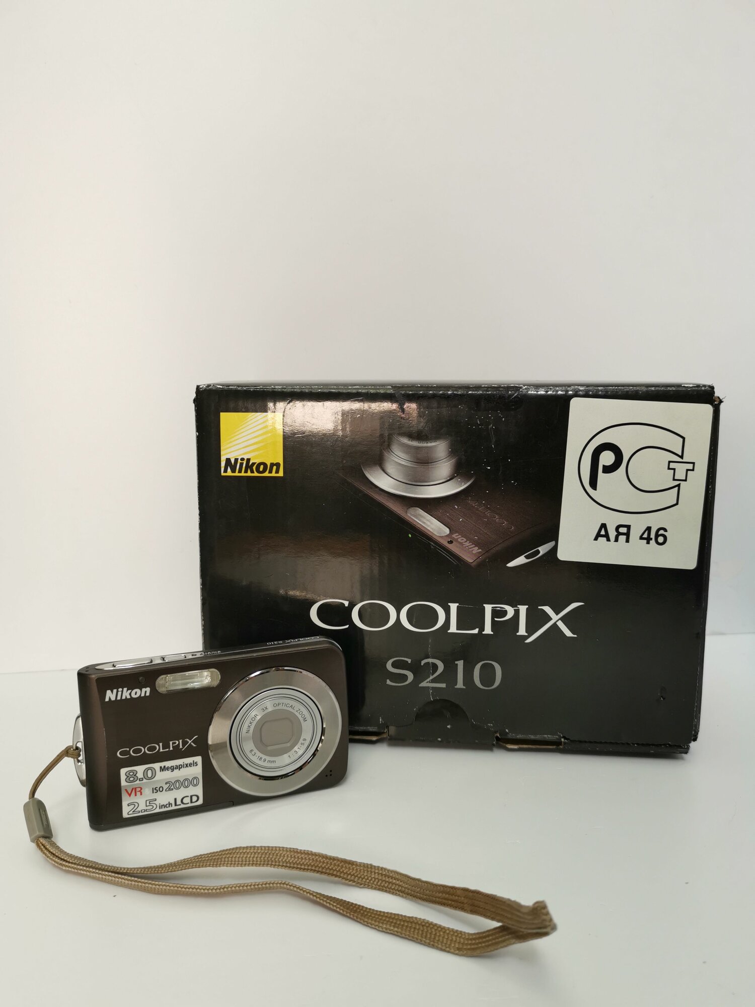 Фотоаппарат Nikon Coolpix s210 brown реставрация
