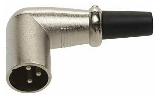 Разъем на кабель STAGG 928H XLR M 3 pins угловой