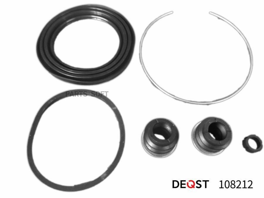 DEQST 108212 Ремкомплект тормозного суппорта переднего (для поршня O 63 mm, суппорт Aisin). Применяемость: TOYOTA