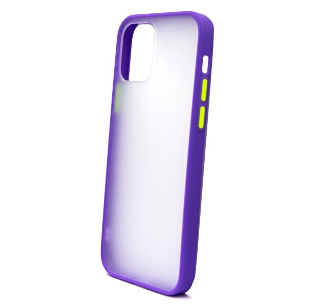 Чехол для iPhone 12 / 12 pro Shockproof White/Purple