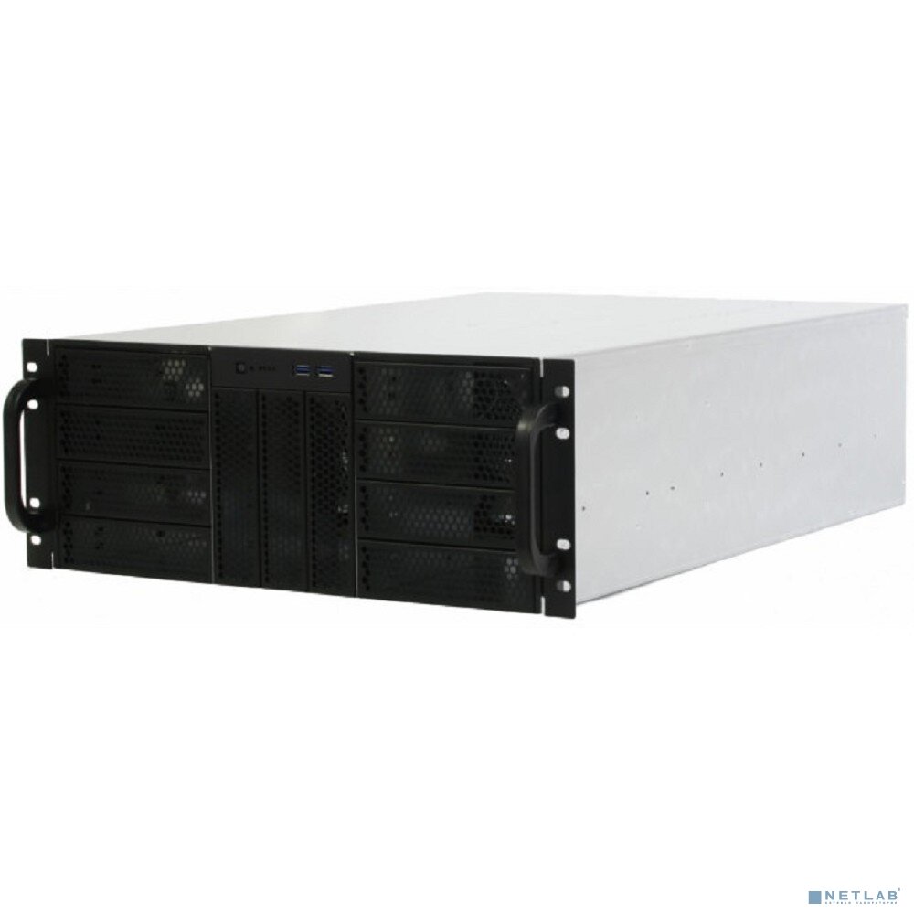 Procase Корпус Procase Корпус 4U server case,11x5.25+0HDD, черный, без блока питания, глубина 450мм, MB ATX 12"x9,6" RE411-D11H0-A-45 чёрный