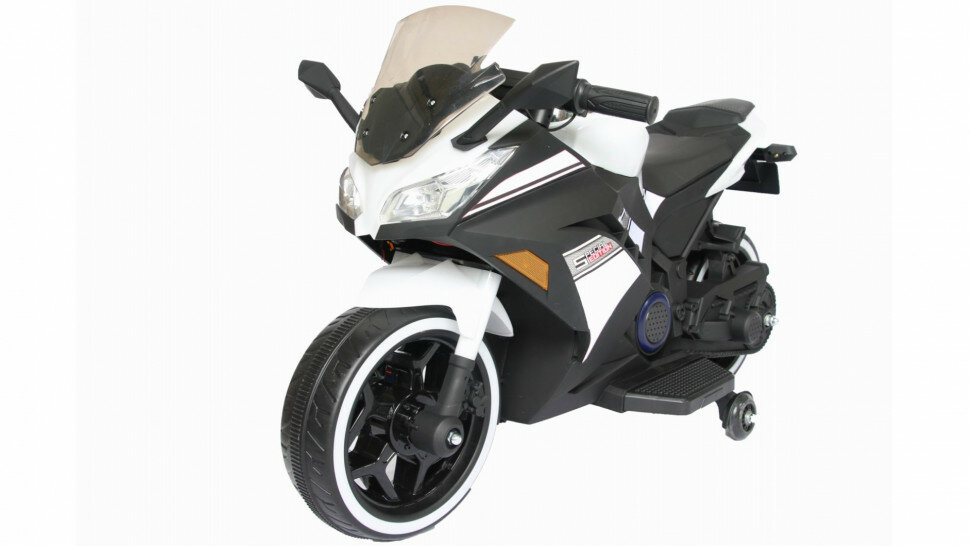 Детский электромобиль мотоцикл Jiajia DLS07-WHITE