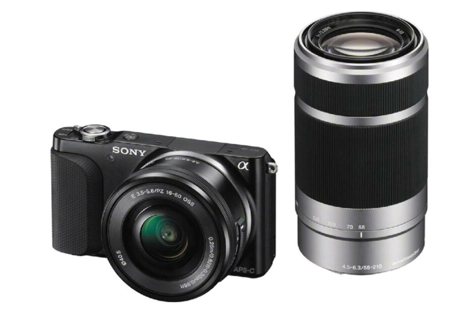 Sony Беззеркальный фотоаппарат Sony ZV-E10 Kit 16-50mm + 55-210mm (Черный)