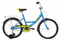 Велосипед NOVATRACK URBAN 20" (2022) (Велосипед NOVATRACK 20" URBAN синий, защита А-тип, тормоз нож, крылья и багажник хром.)
