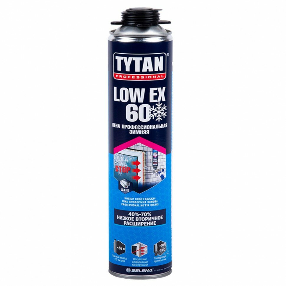 Монтажная пена Tytan Professional Low Expansion 750 мл зимняя