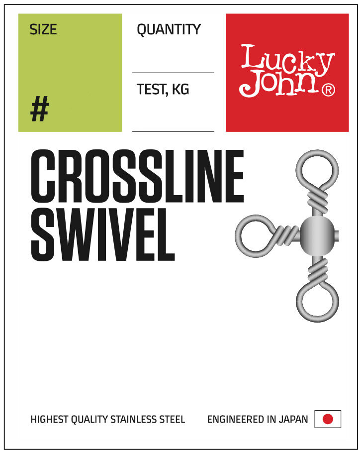Вертлюг Lucky John Crossline Swivel 006