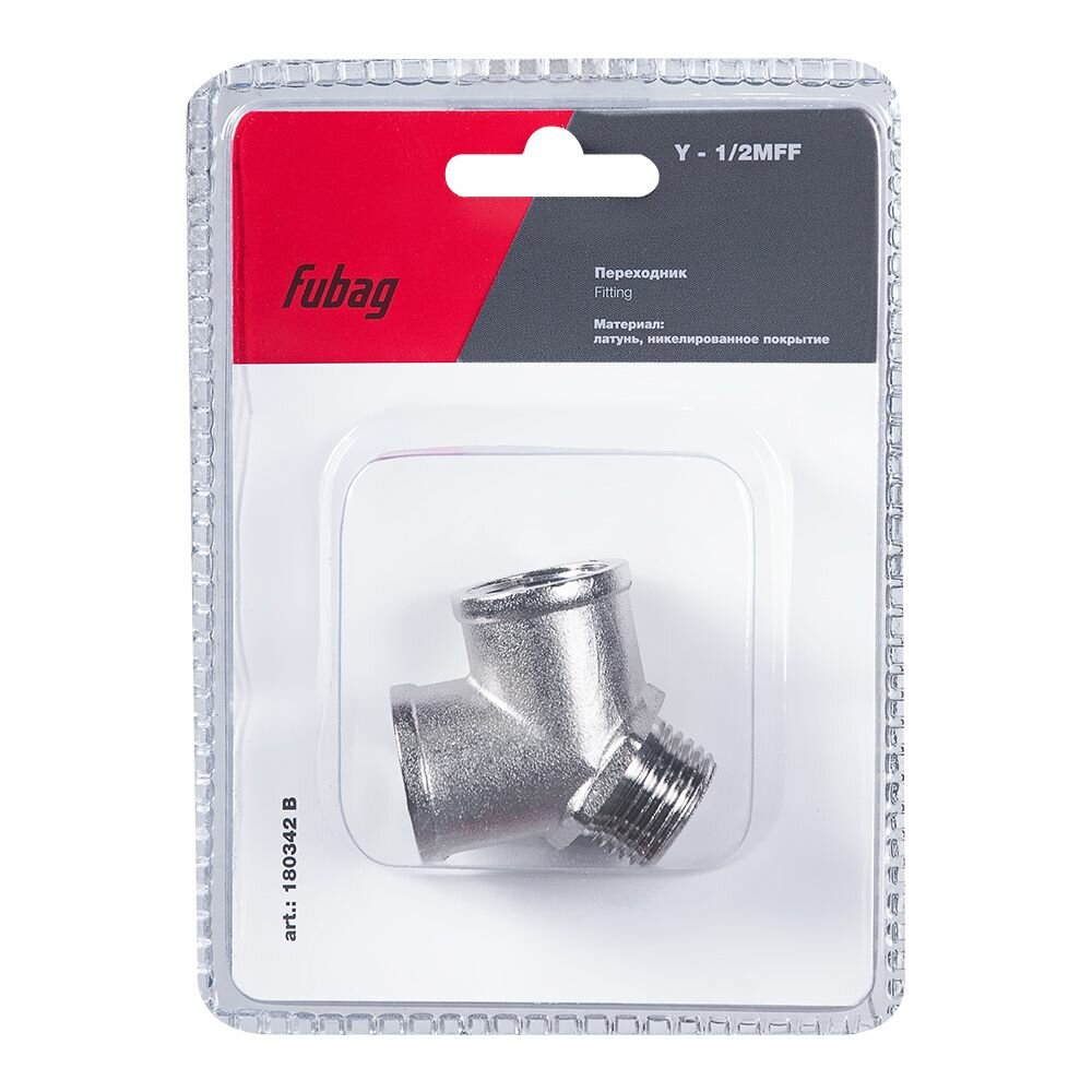 фото Переходник Fubag Y - 1/2 дюйма MFF, блистер 1 шт