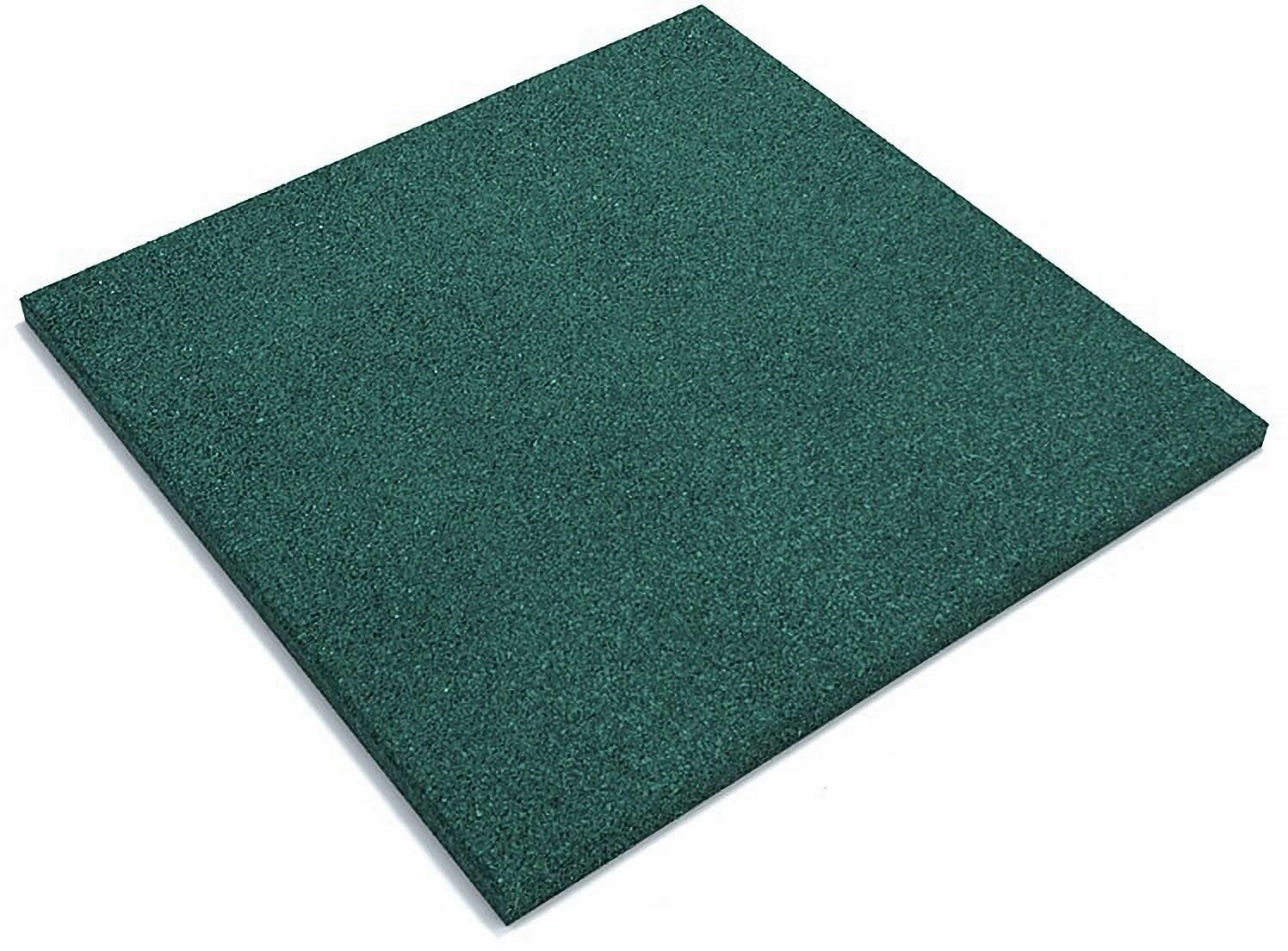 Newmix Резиновая плитка Квадрат 20 мм зеленая