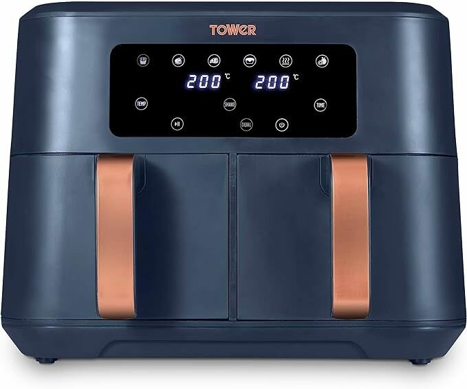 Аэрофритюрница Tower T17137MSH Vortx (Midnight Blue & Rose Gold)