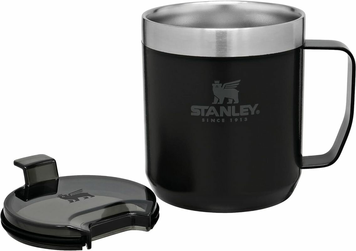 Походная термокружка Stanley Classic Legendary (Matte Black) - фотография № 2