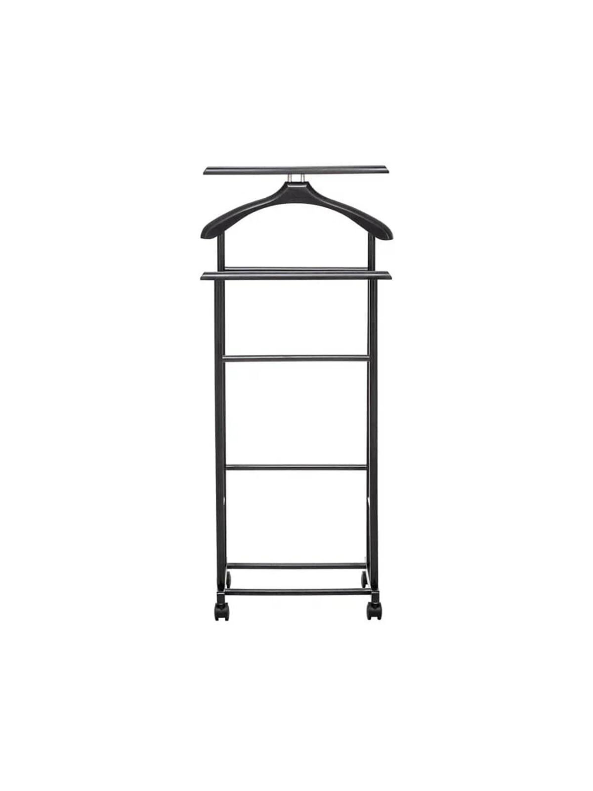 фото Вешалка напольная для одежды Leset Чикаго деревянная венге