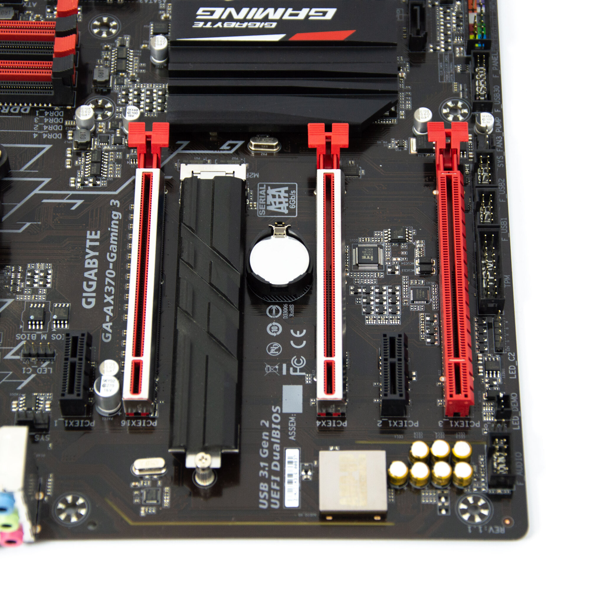 Материнская плата Gigabyte GA-AX370 Gaming 3 OEM AM4 HDMI DVI-D DDR4 M.2 ATX