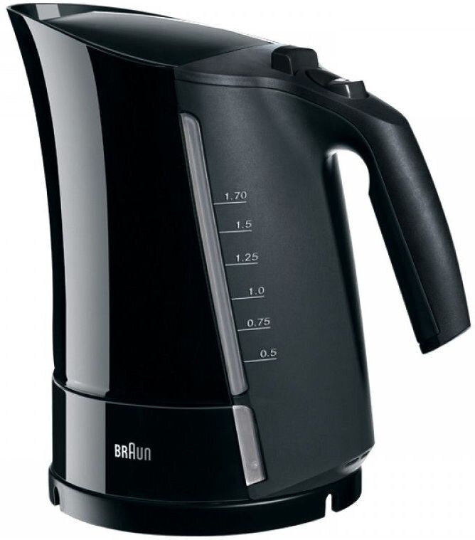 Чайник электрический Braun WK300BK 1.7л. 2200Вт черный (корпус: пластик)