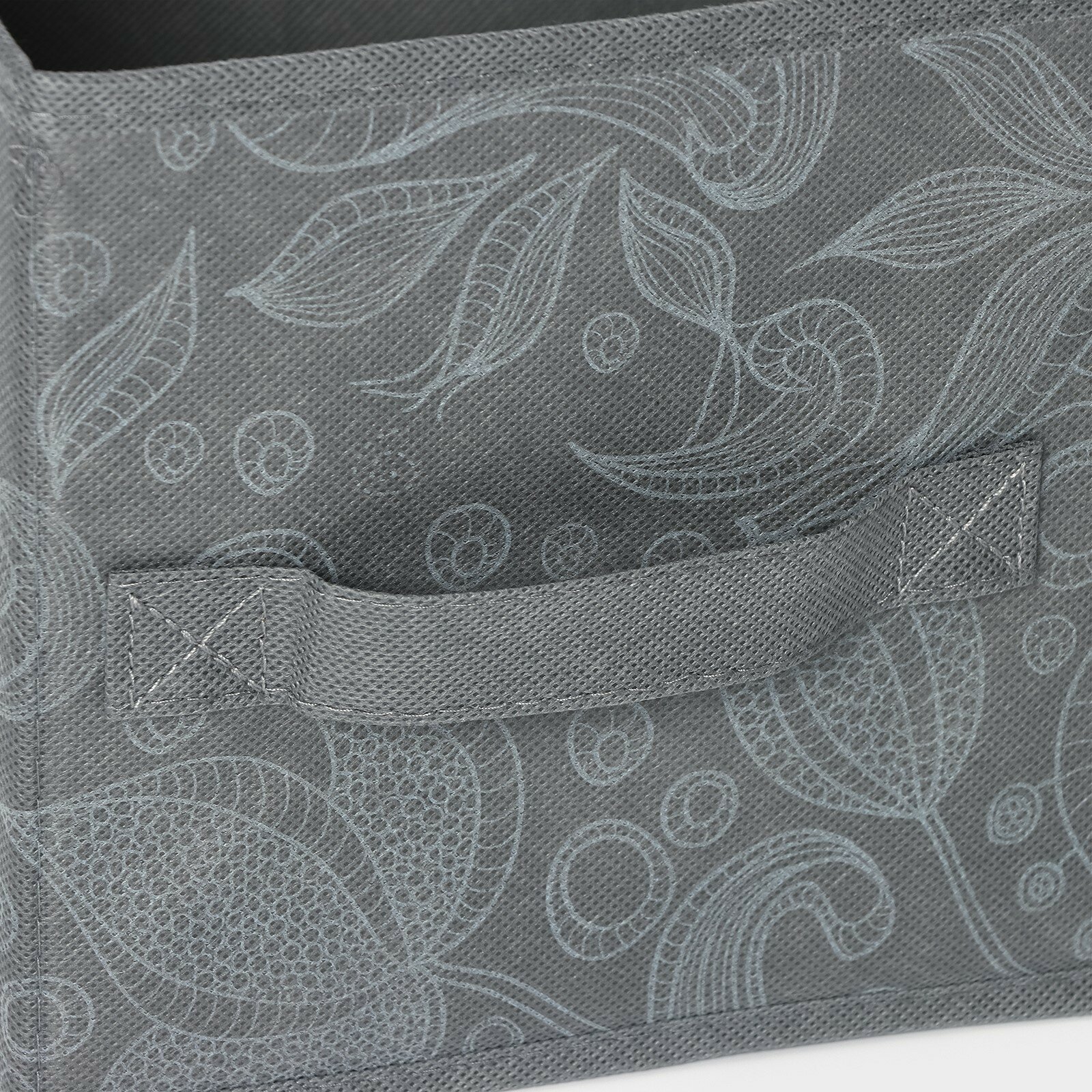 Короб стеллажный для хранения Доляна «Нея», 19×19×19 см, цвет серый - фотография № 3