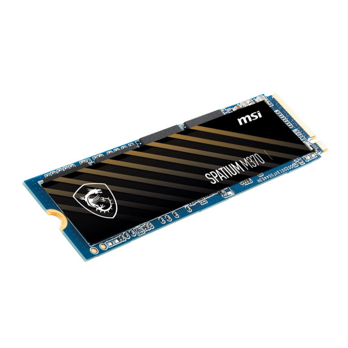 MSI M.2 2280 128GB MSI SPATIUM M370 Client SSD PCIe Gen3x4 with NVMe 1800/560 IOPS 102/130K MTBF 1.5M 3D NAND 75TBW 032DWPD RTL