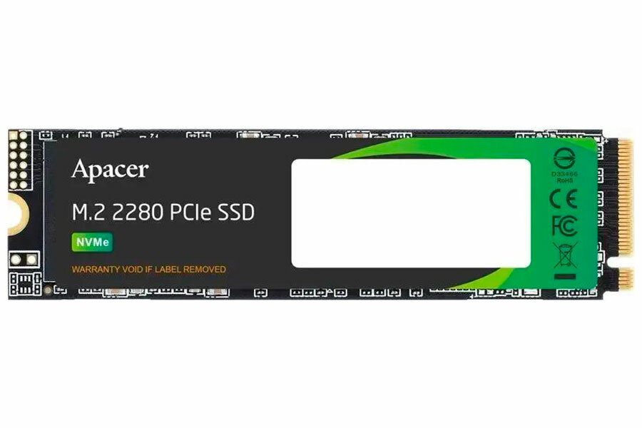 SSD накопитель Apacer M.2 AS2280P4X 1024 Гб PCIe (AP1TBAS2280P4X-1)