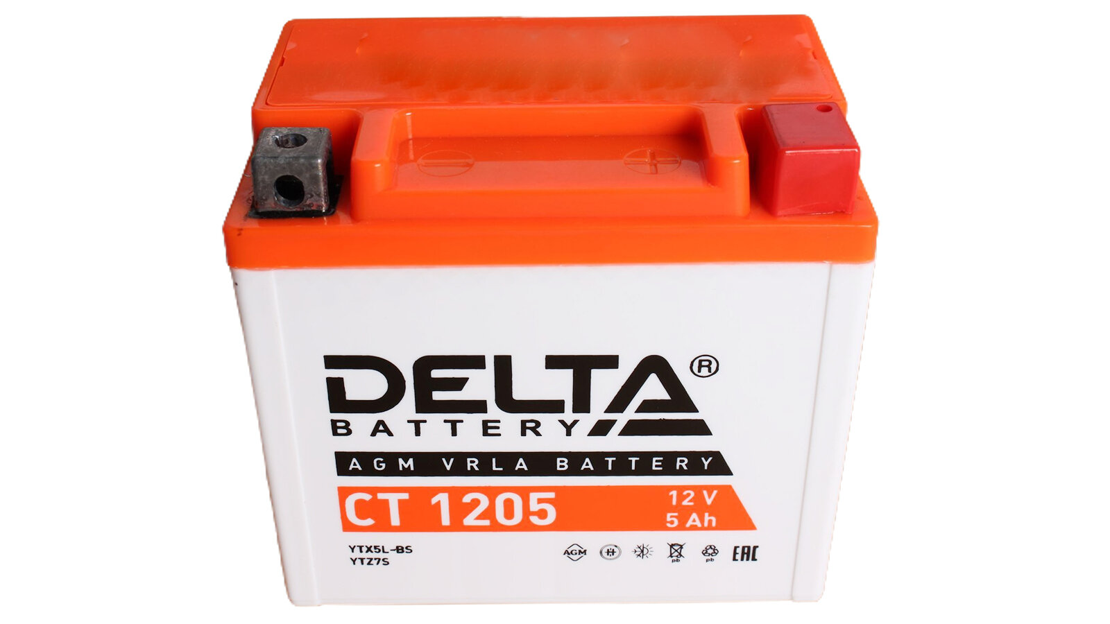 Аккумуляторная батарея DELTA 1205 YTX5L-BS, YTZ7S 6СТ5