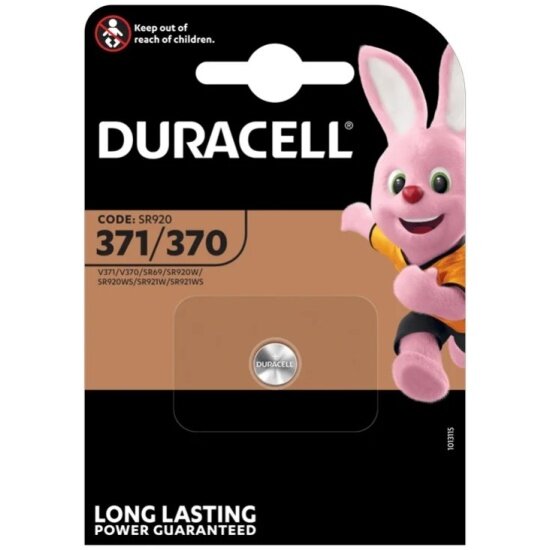 Элемент питания Duracell Silver Oxide 371/370