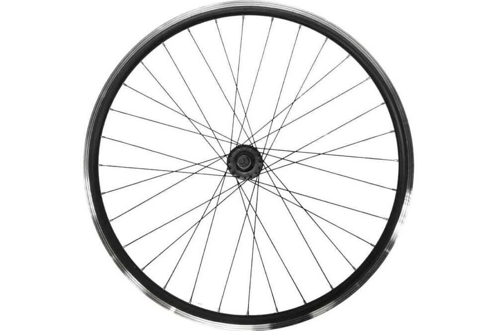 Black Aqua Колесо 27.5" заднее, двойной алю. обод, гайки, D-brake, под трещетку Wsm-27rd