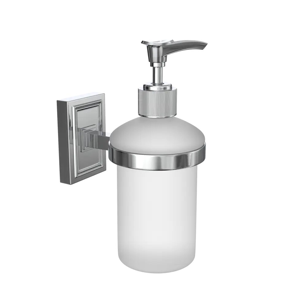 фото Дозатор для жидкого мыла Lemer Neoclassic подвесной цвет хром