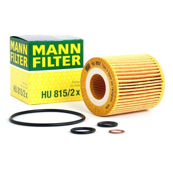 Фильтр масляный для БМВ Е84 2009-2015 год выпуска (BMW E84) MANN-FILTER HU 815/2 X