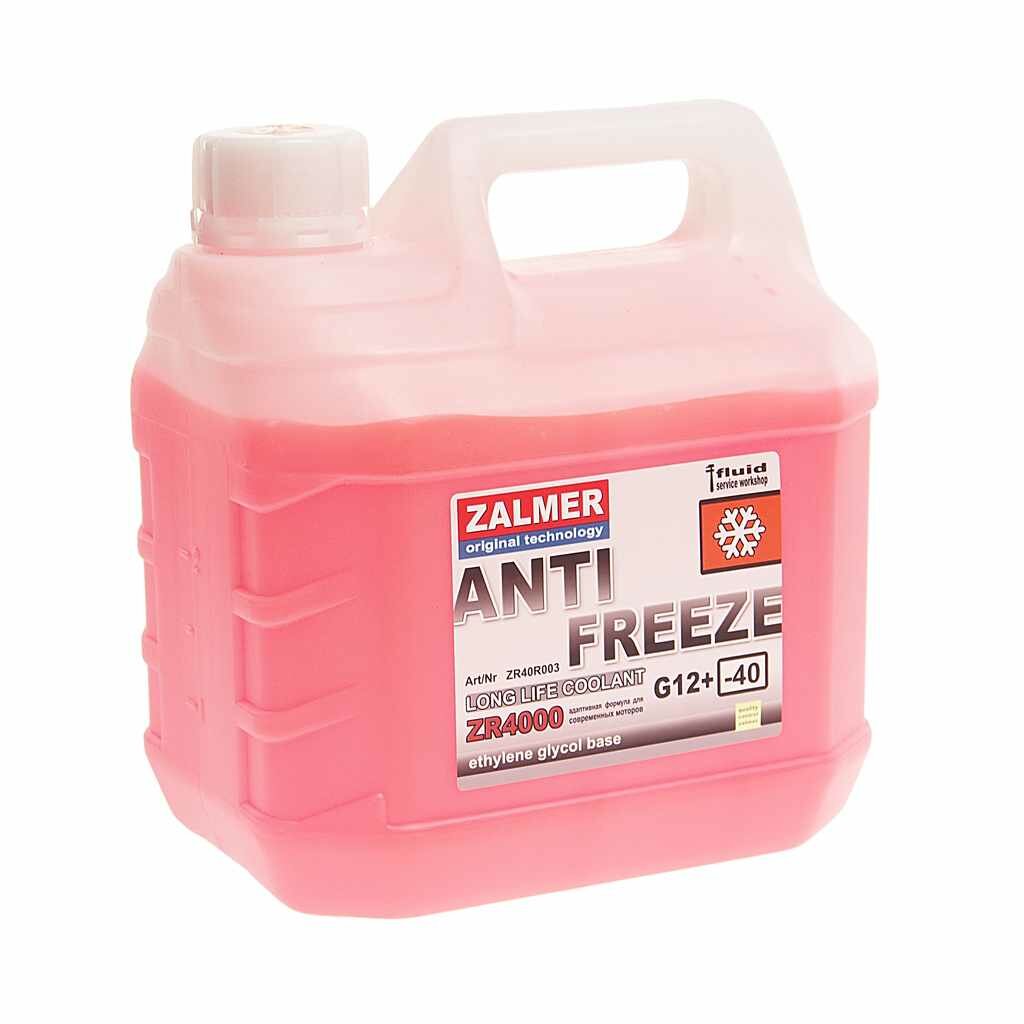 фото Антифриз -40C ZR4000 LLC G12 3кг, ZR40R003, ZALMER