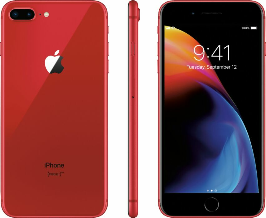 Смартфон Apple iPhone 8 Plus 256 ГБ, 1 SIM, (PRODUCT)RED