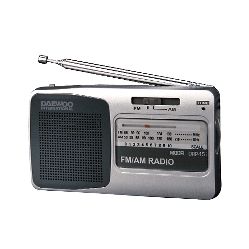 Радиоприемник Daewoo DRP-15 серебристый