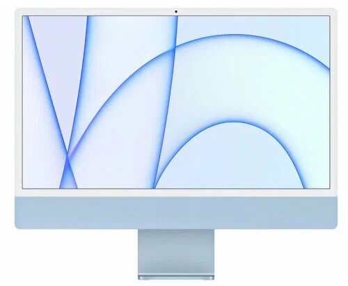 Моноблок Apple iMac 24" Retina 4.5K/2021/8-core М1 chip 8-core GPU/8GB/512GB SSD/Blue [MGPL3]