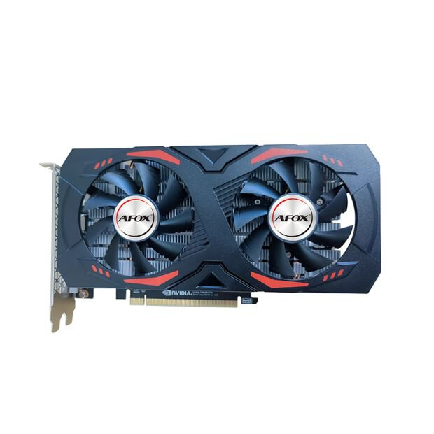 Видеокарта AFOX GTX1660Ti 6GB GDDR6 192-Bit DP DVI HDMI DUAL FAN RTL (AF1660TI-6144D6H1-V3)