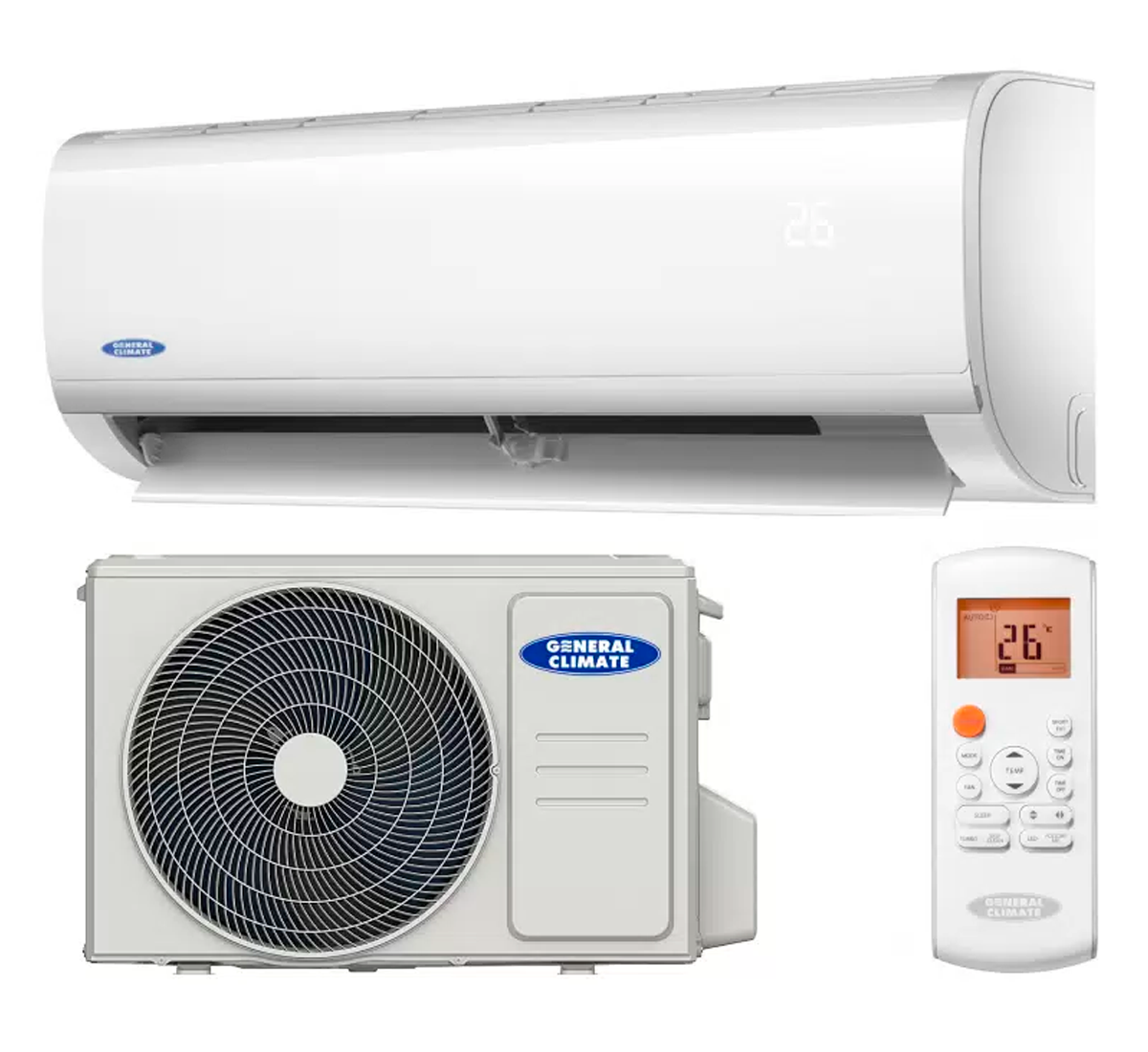 фото Настенная сплит-система General Climate Pulsar GC-R12HR/GU-R12H