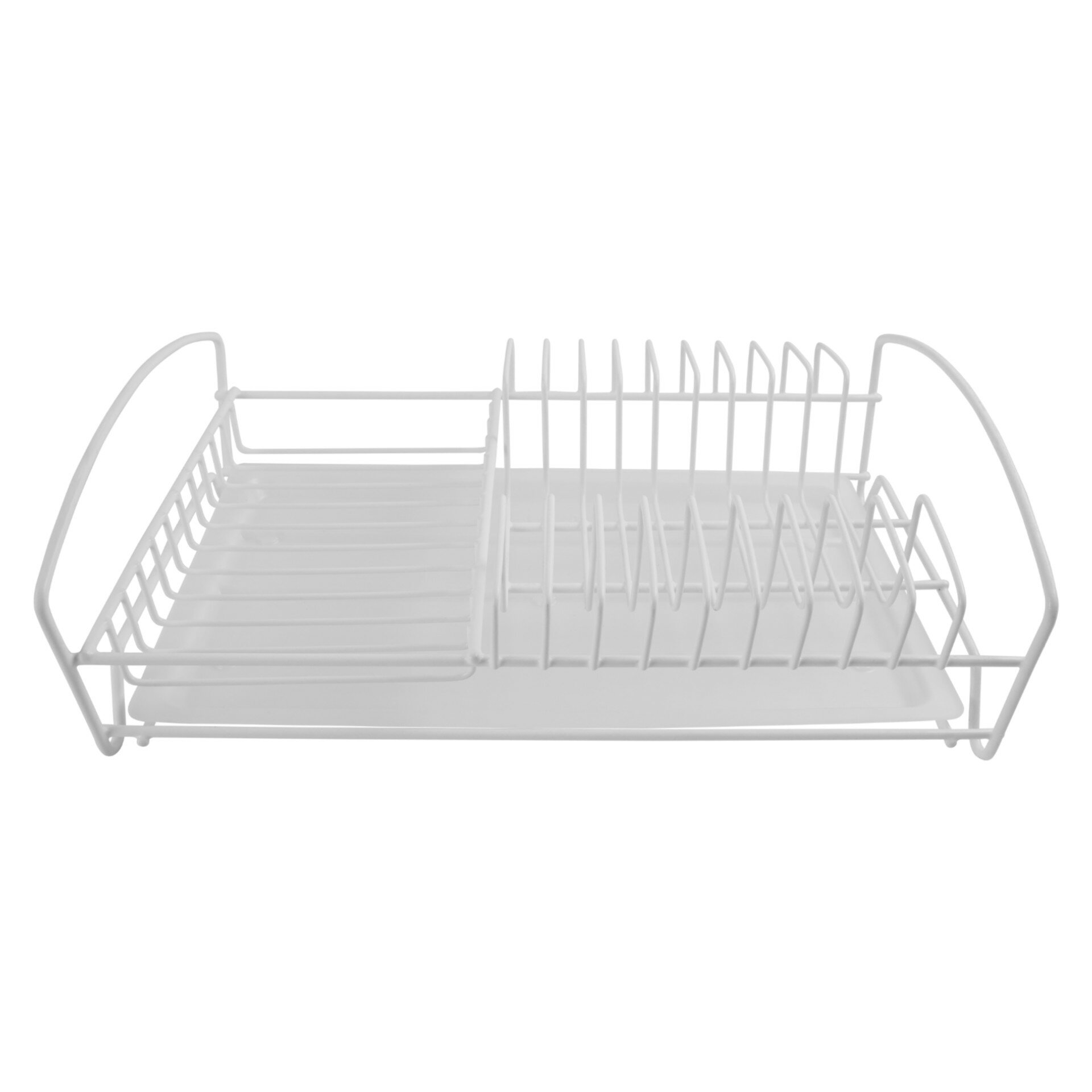 фото Подставка для посуды настольная белая (38*25,5*12,8)