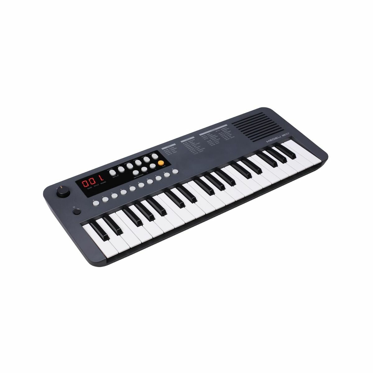 Medeli MK37 синтезатор 37 клавиш 64 полифония 200 тембров 120 стилей вес 105 кг