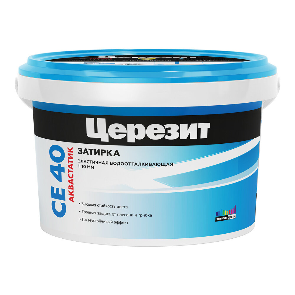 Затирка цементная Церезит CE 40 aquastatic 40 жасмин 2 кг