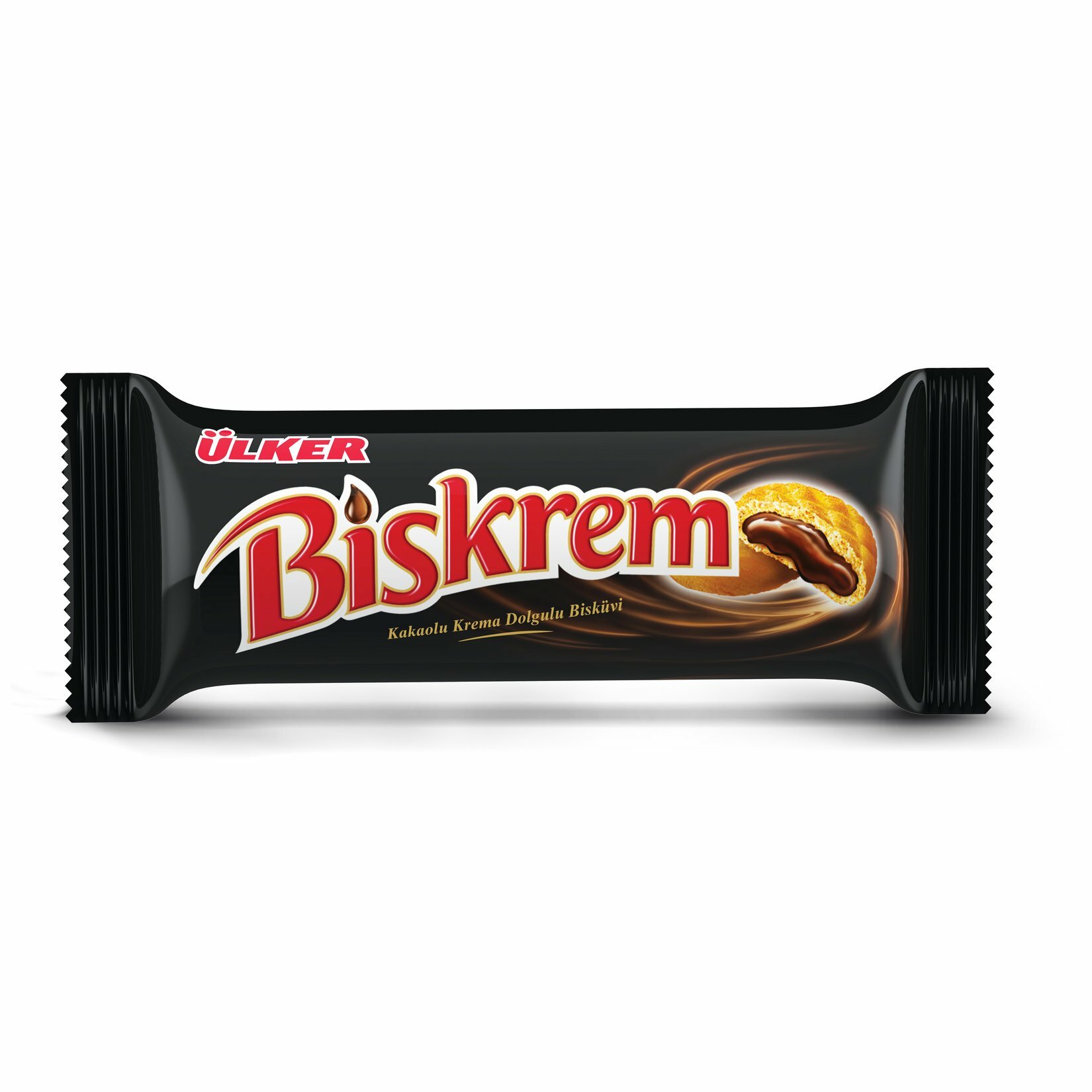 Печенье с какао крем начинкой, Ulker Biskrem, 100гр