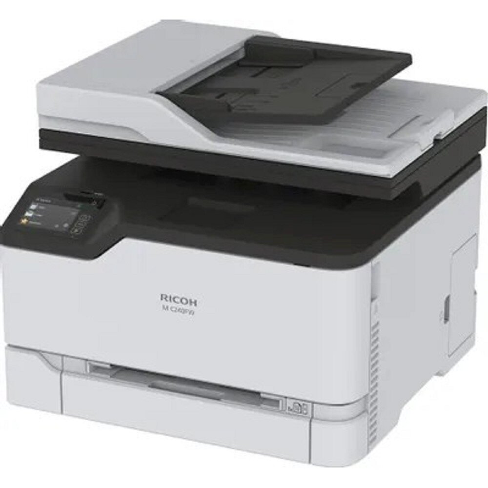 Ricoh Принтер Ricoh M C240FW А4, Цветное лазерное МФУ, 24 стр/мин, факс, принтер, сканер, копир, Wi-Fi, дуплекс, сеть, картридж) (408430)