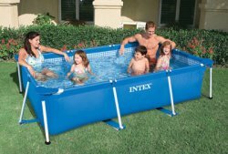 Каркасный бассейн Intex Restangular Frame Pool (28270/58983) - фотография № 1