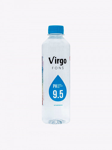 Virgo Fons, Вода природная щелочная, негазированная 330 мл, 2 штуки