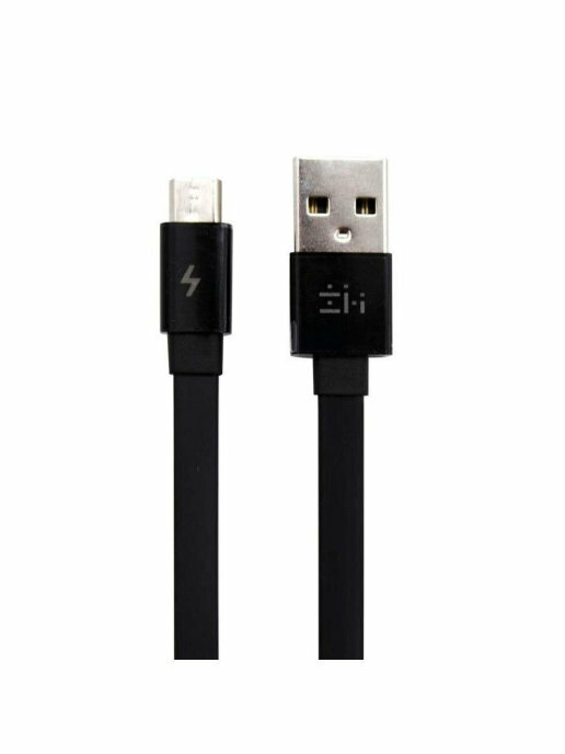 Кабель Xiaomi ZMI AL610 USB - MicroUSB 30cm Black - фото №1