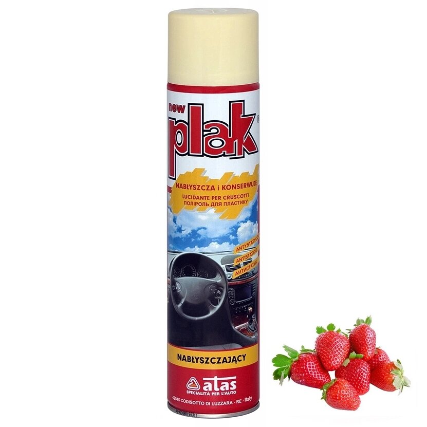 фото Полироль PLAK 200мл Клубника оригинал Италия /interPL200Fragola