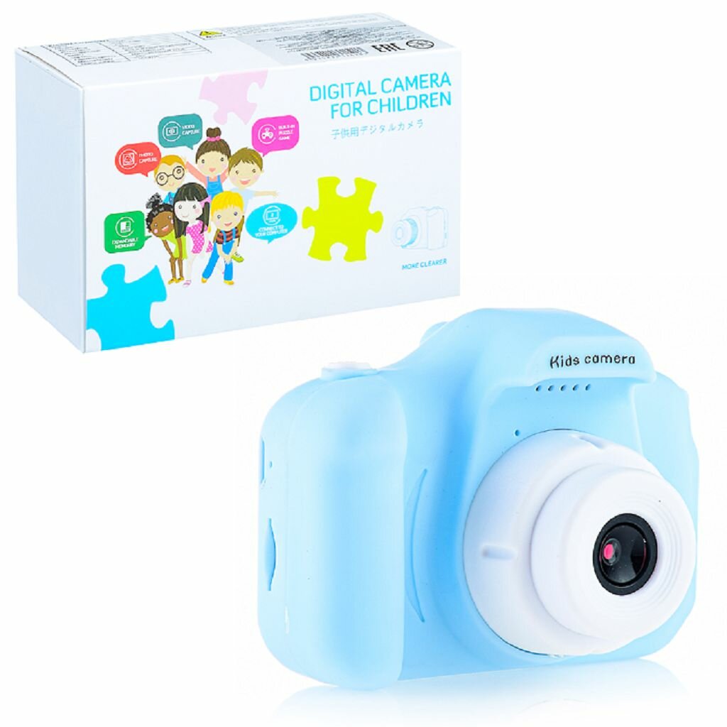 Игрушечный фотоаппарат, размер игрушки 8х6х5 см, в коробке (XA480P)