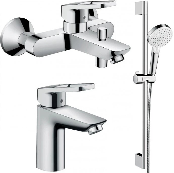 Комплект смесителей Hansgrohe Logis Loop 71244000 + 71151000 + 26532400