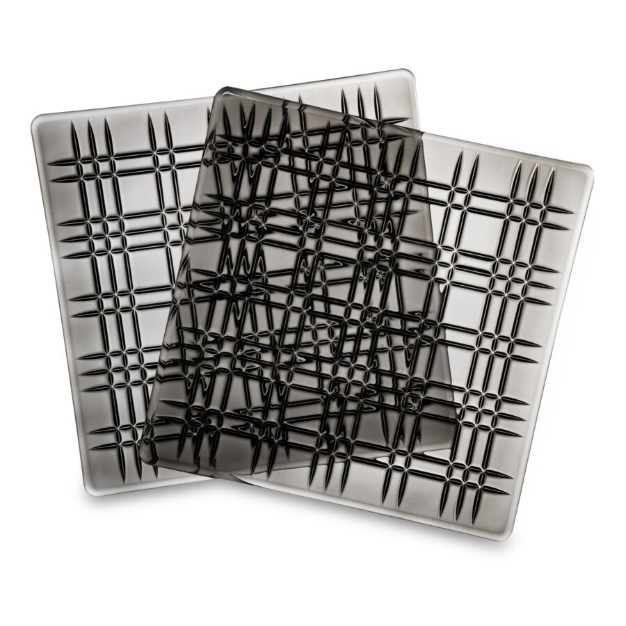 фото Набор блюд квадратных Nachtmann Square 21 см, 2 шт, хрусталь бессвинцовый, серый, п/к